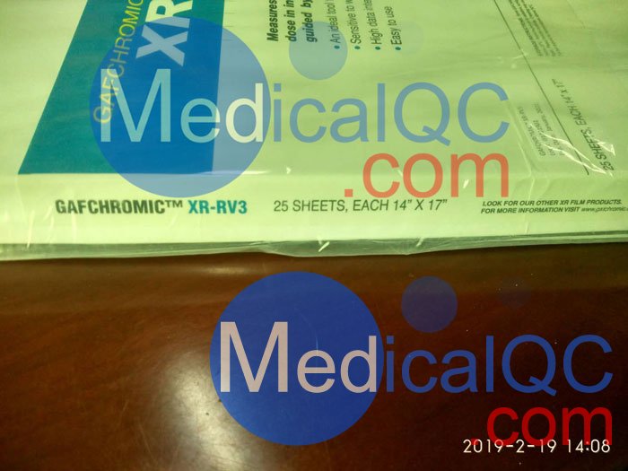 Gafchromic XR-RV3皮膚劑量QA免沖洗膠片，Gafchromic XR-RV3膠片