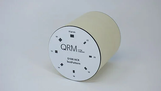 QRM D100 HCR TestPattern 高對(duì)比度分辨率仿真模體,D100 HCR分辨率模體